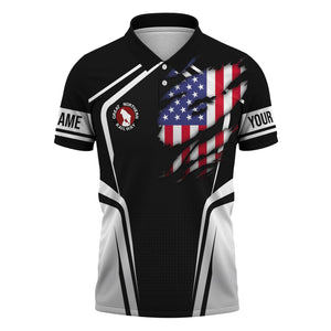 Railspirit Personalized Great Northern Railway Polo Shirt American Eagle Vintage Train GNR Shirt