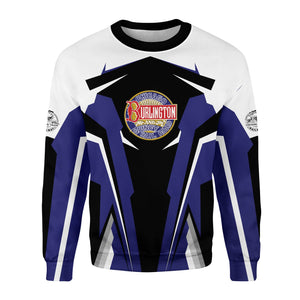 Railspirit Personalized Chicago, Burlington and Quincy Railroad Sweatshirt Strong Line Style Train Unisex Shirt All Over Print