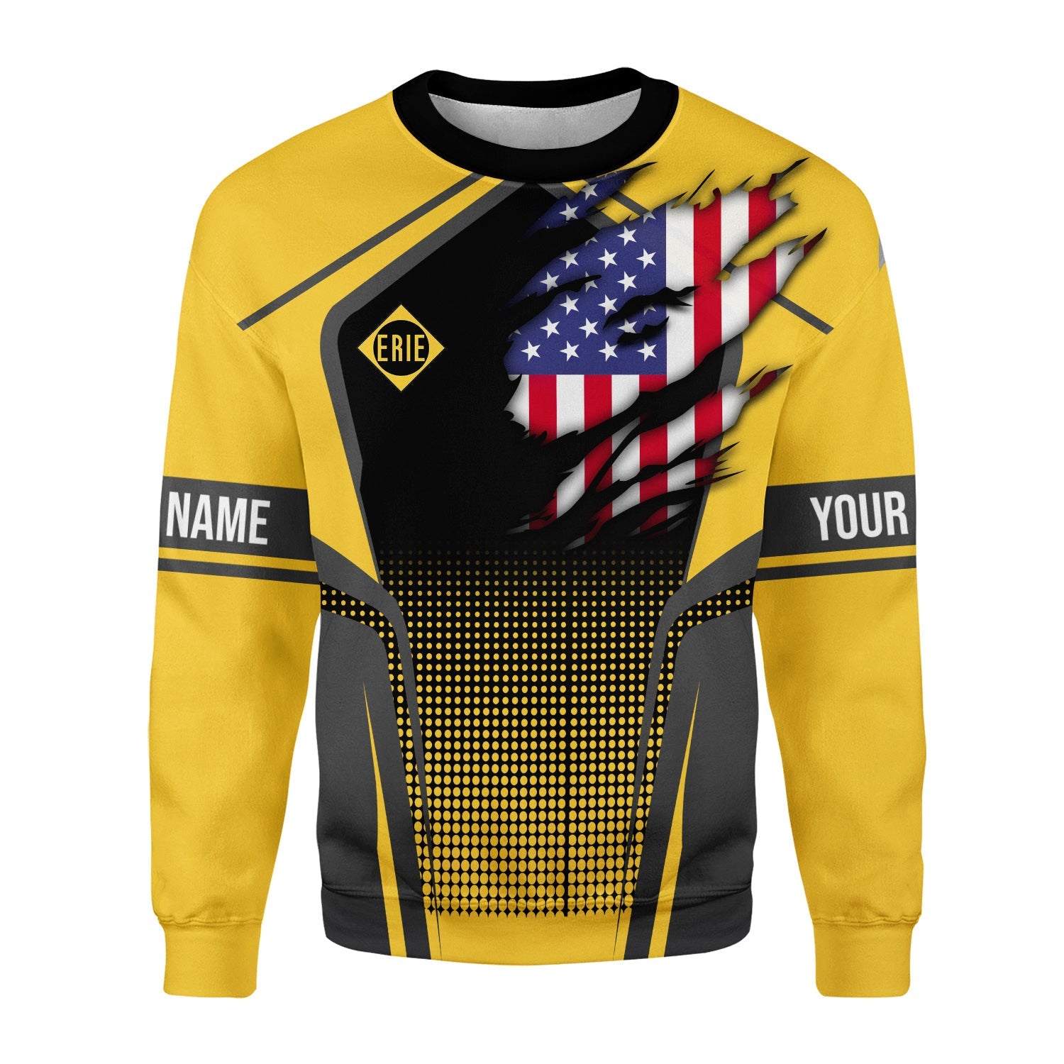 Railspirit Personalized Erie Railroad Sweatshirt American Eagle Vintage Train Shirt