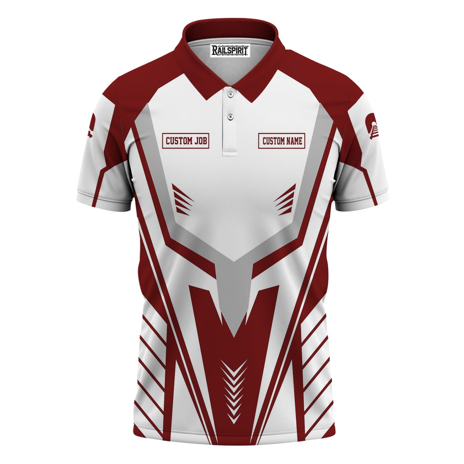 Railspirit Personalized Delaware, Lackawanna and Western Railroad Polo Shirt Workwear-Inspired with Custom Position DL&W Train Shirt