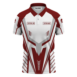 Railspirit Personalized Delaware, Lackawanna and Western Railroad Polo Shirt Workwear-Inspired with Custom Position DL&W Train Shirt