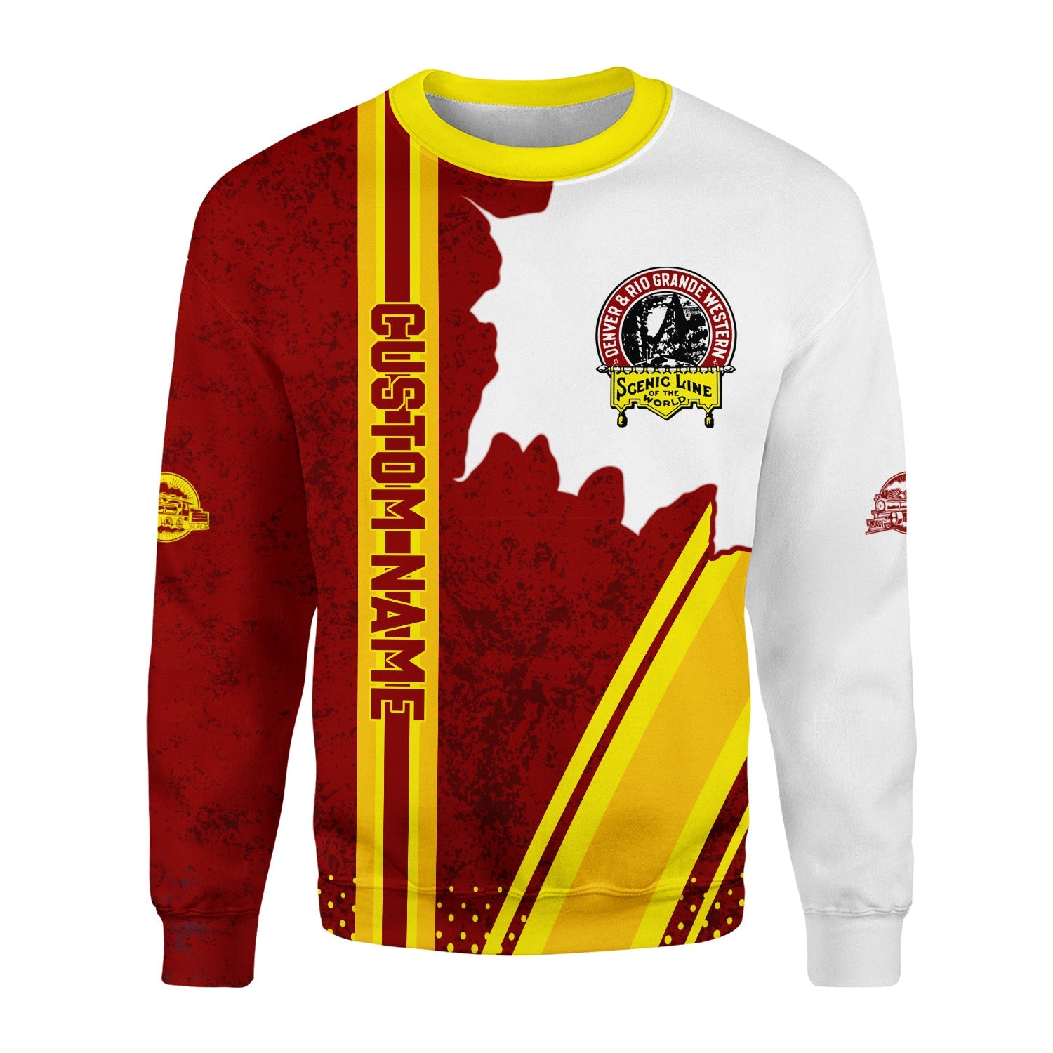 Railspirit Personalized Denver and Rio Grande Western Railroad Sweatshirt All Over Printed Unisex Shirt