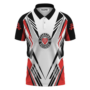Railspirit Personalized Seaboard Air Line Railroad Polo Shirt Railroad Tribute Design Train Shirt for Train Lovers