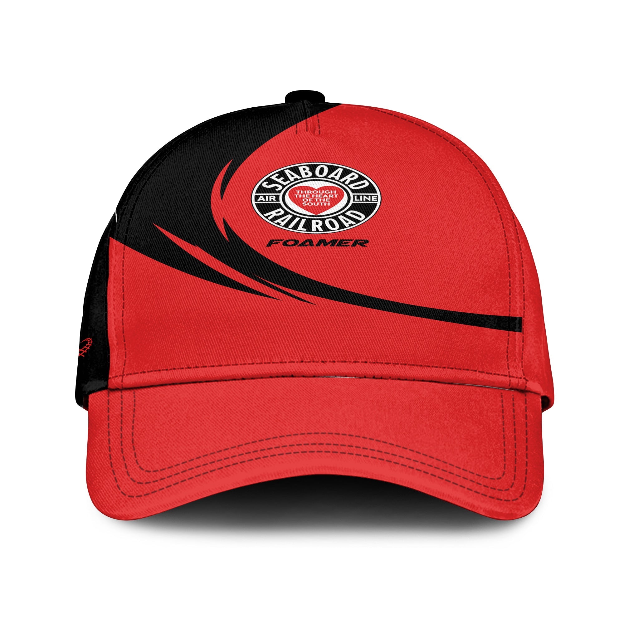 Railspirit Seaboard Air Line Railroad Classic Cap Unique Graphic Style Cap For Train Enthusiasts
