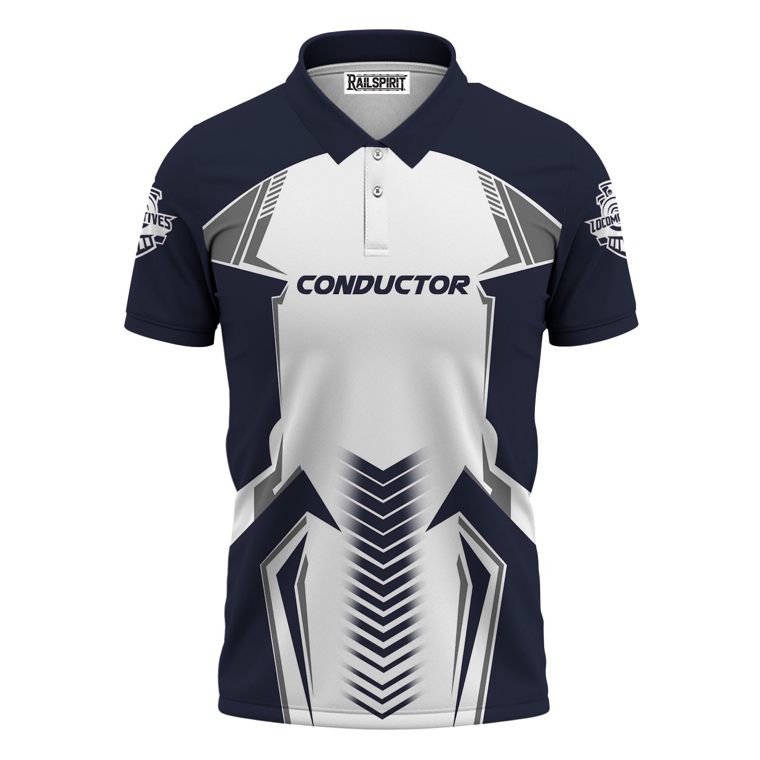 Railspirit Personalized Chessie System Railroad Polo Shirt Standout Style with Custom Position Train Shirt