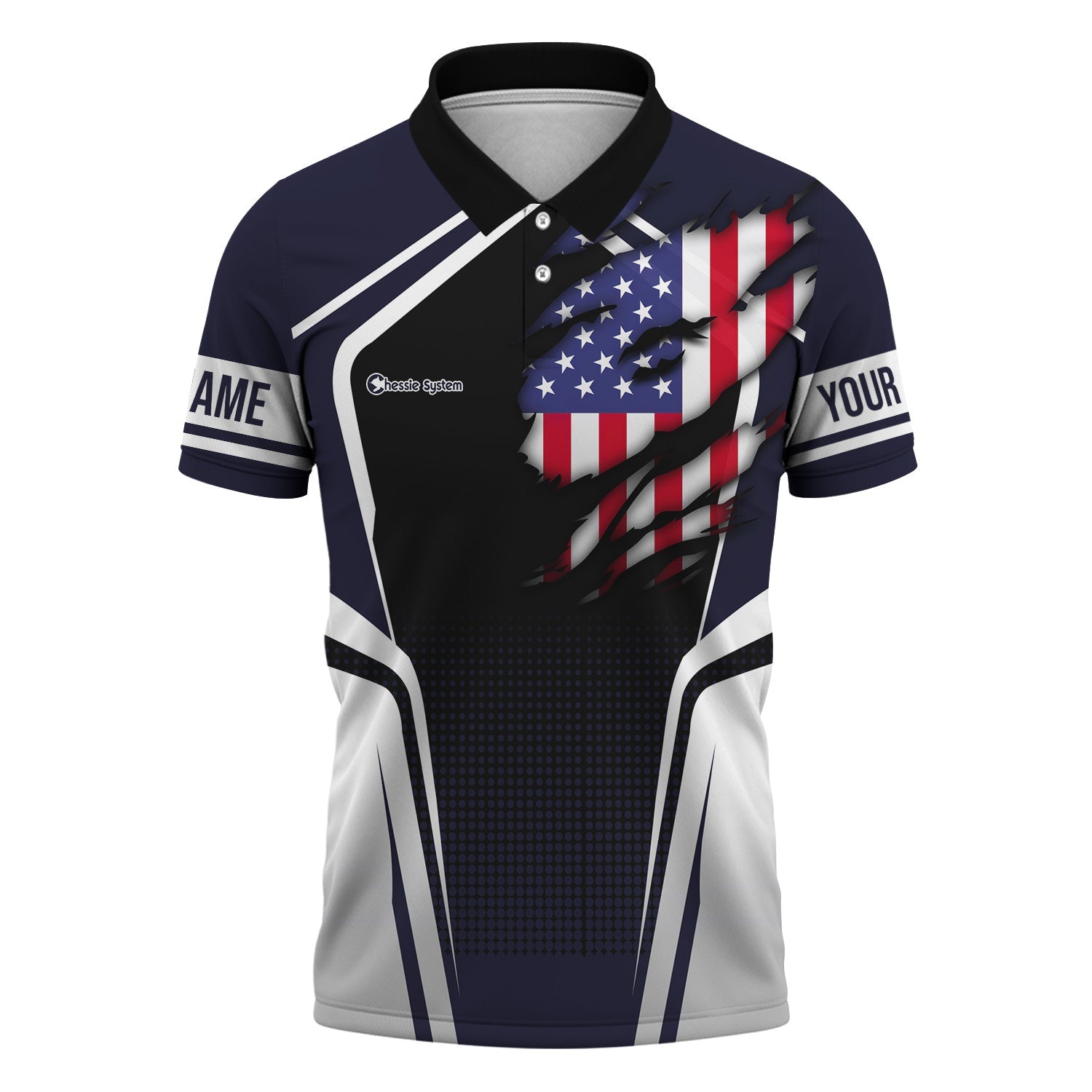 Railspirit Personalized Chessie System Railroad Polo Shirt American Eagle Vintage Train Shirt