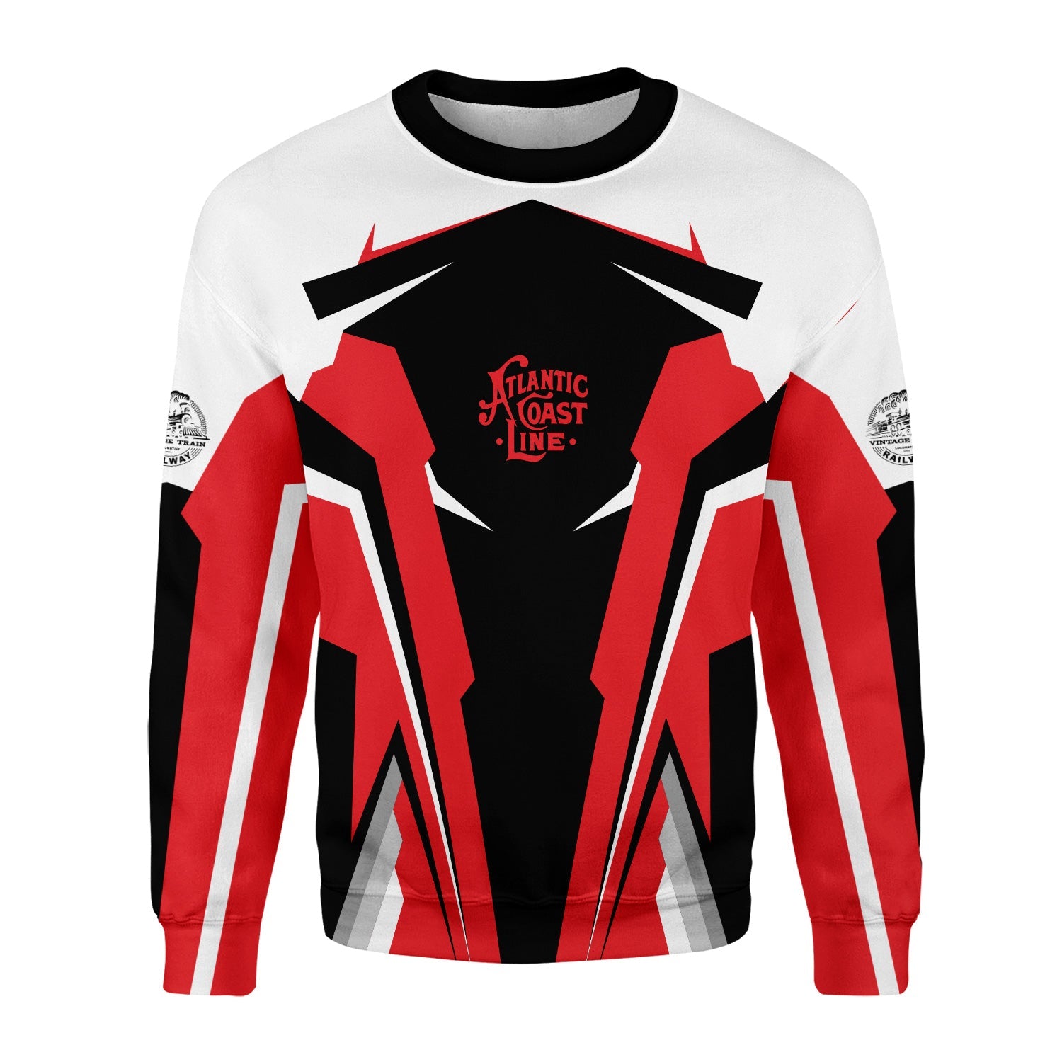 Railspirit Personalized Atlantic Coast Line Railroad Sweatshirt Strong Line Style Train Unisex Shirt All Over Print