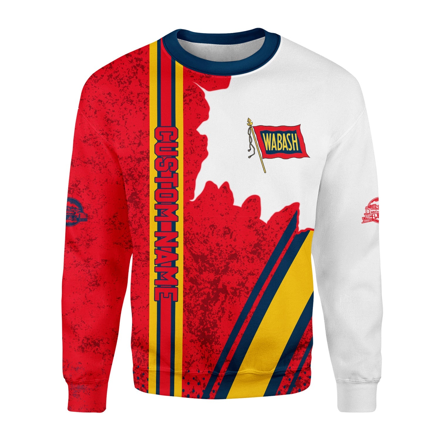 Railspirit Personalized Wabash Railroad Sweatshirt All Over Printed Unisex Shirt