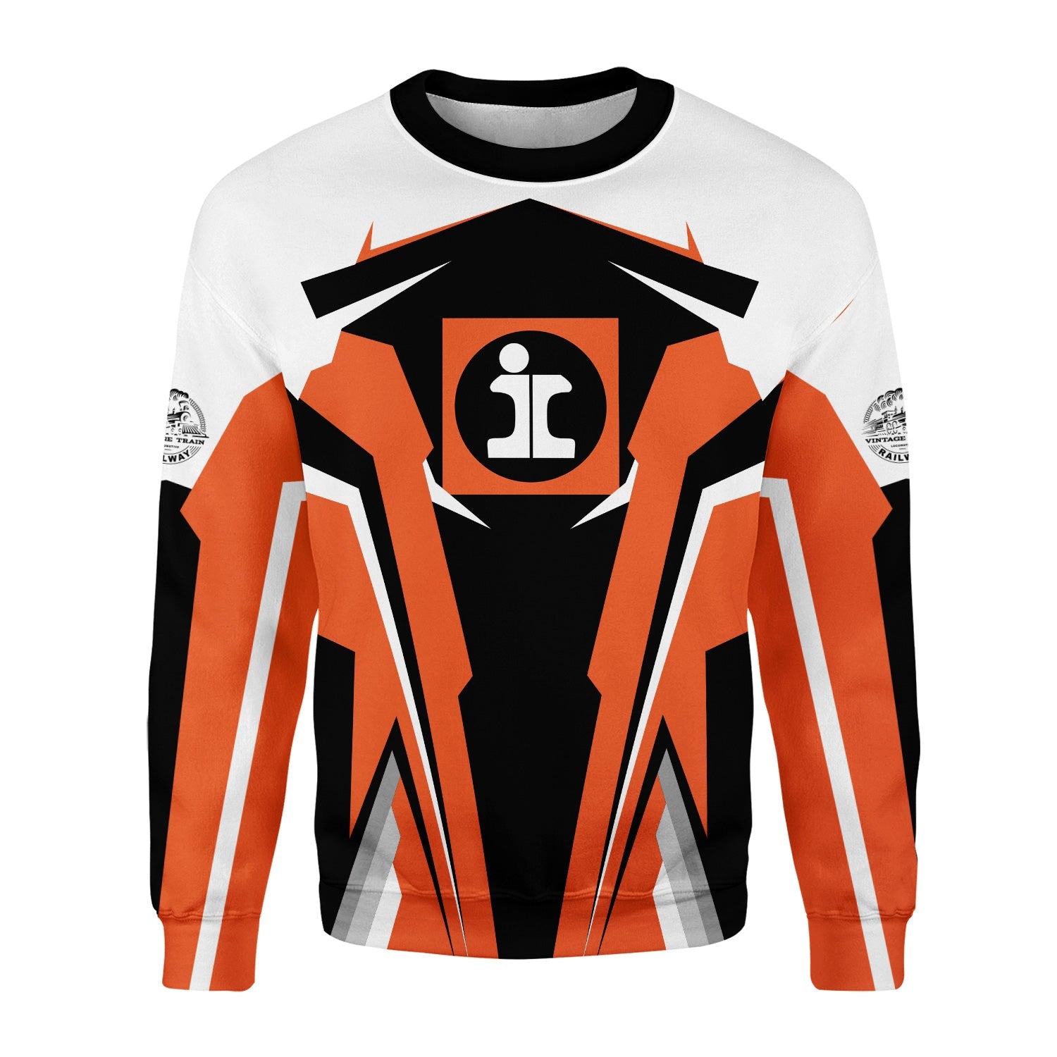 Railspirit Personalized Illinois Central Railroad Sweatshirt Strong Line Style Train Unisex Shirt All Over Print