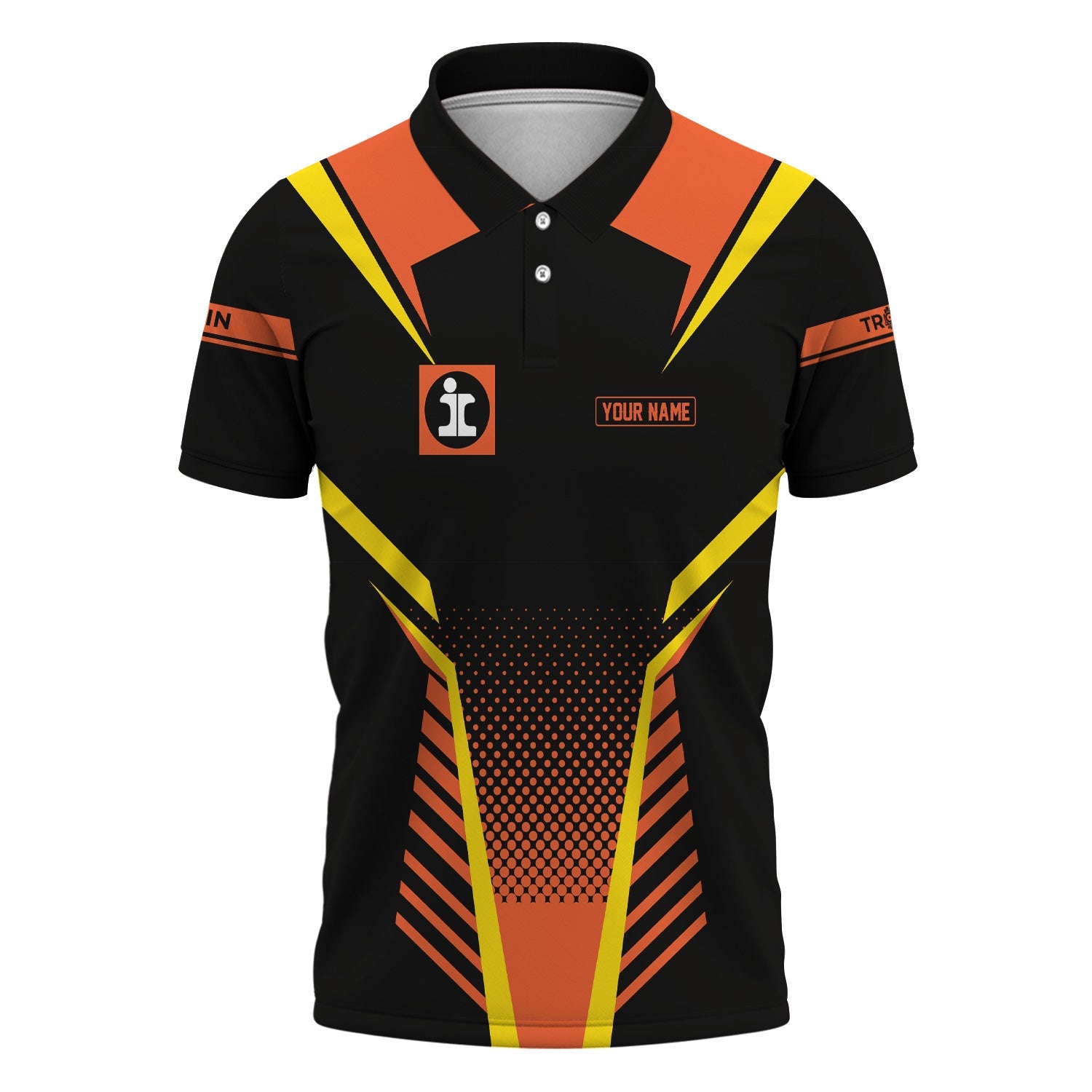 Railspirit Personalized Illinois Central Railroad Polo Shirt Unisex Train Shirt All Over Print