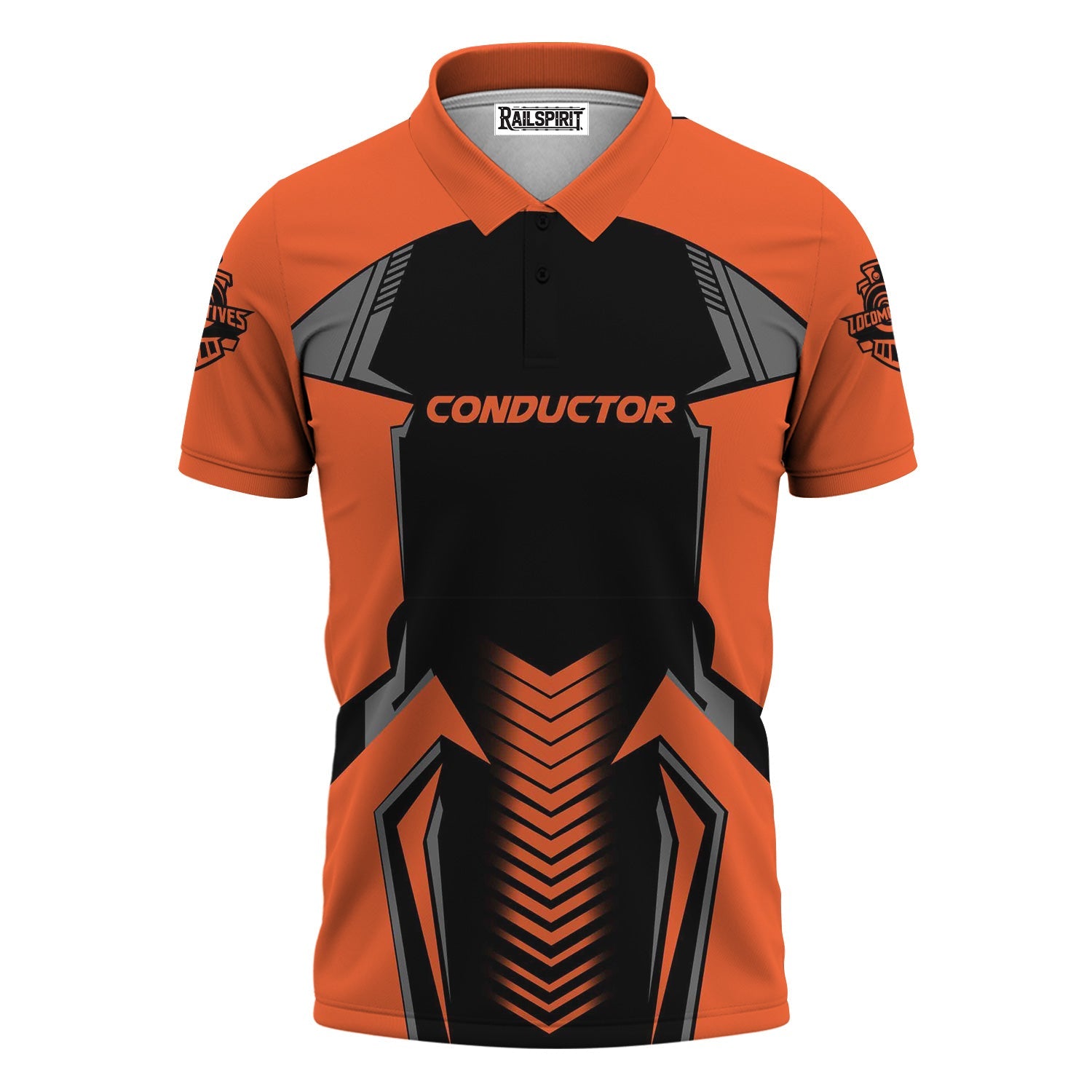 Railspirit Personalized Illinois Central Railroad Polo Shirt Standout Style with Custom Position Train Shirt