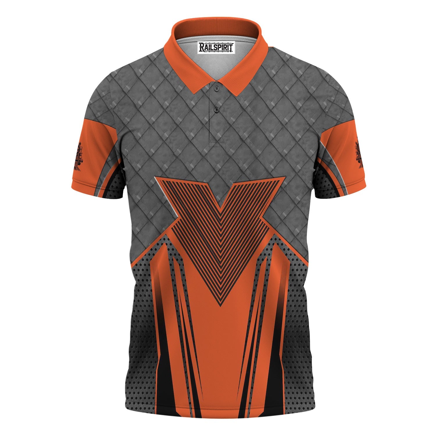 Railspirit Personalized Illinois Central Railroad Polo Shirt Rugged Steel Vibes Train Shirt All Over Print