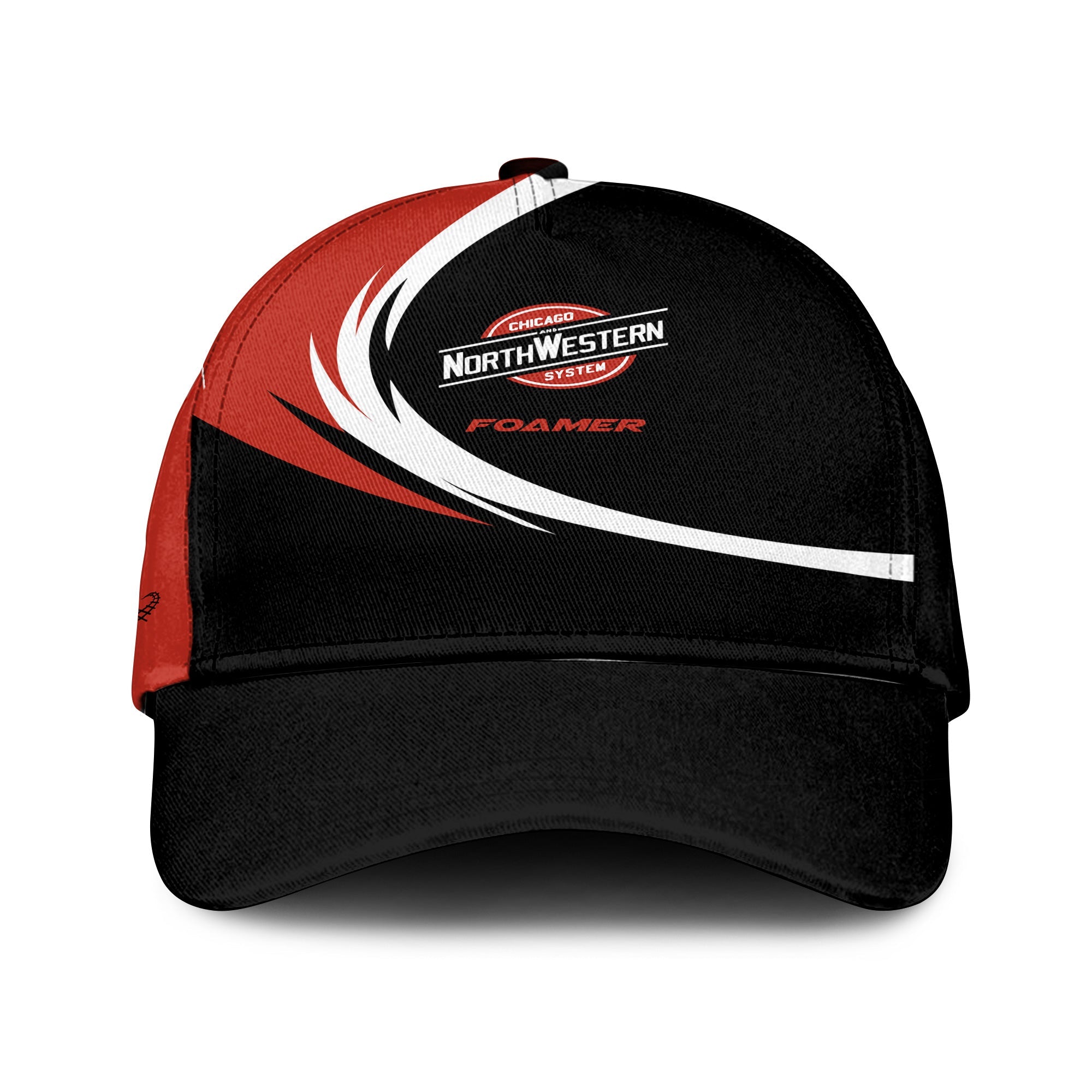 Railspirit Chicago and North Western Railway Classic Cap Unique Graphic Style Cap For Train Enthusiasts