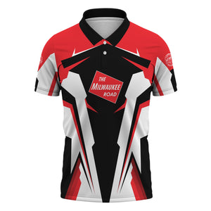 Railspirit Personalized Chicago, Milwaukee, St. Paul and Pacific Railroad Polo Shirt Milwaukee Road Strong Line Style Train Unisex Shirt All Over Print
