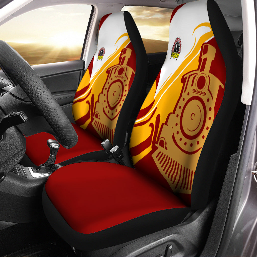 Railspirit Denver and Rio Grande Western Railroad Car Seat Cover Flame-Inspired Style Seat Cover Gift Idea For Train Lovers