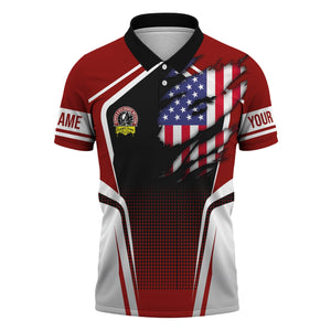 Railspirit Personalized Denver and Rio Grande Western Railroad Polo Shirt American Eagle Vintage Train Shirt