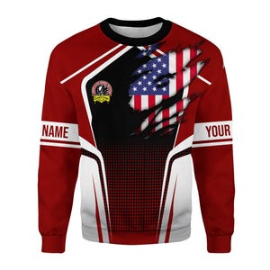 Railspirit Personalized Denver and Rio Grande Western Railroad Sweatshirt American Eagle Vintage Train Shirt