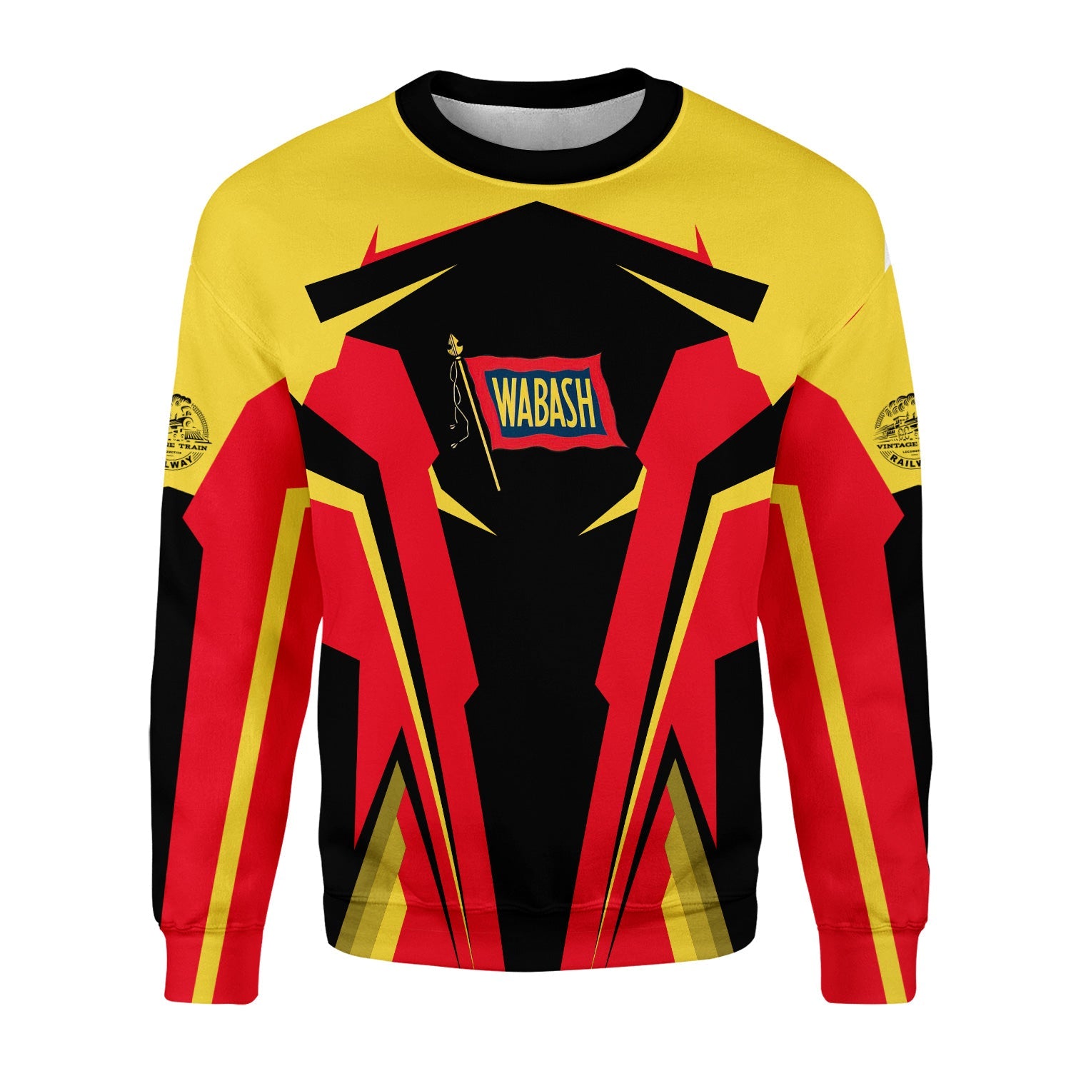 Railspirit Personalized Wabash Railroad Sweatshirt Strong Line Style Train Unisex Shirt All Over Print