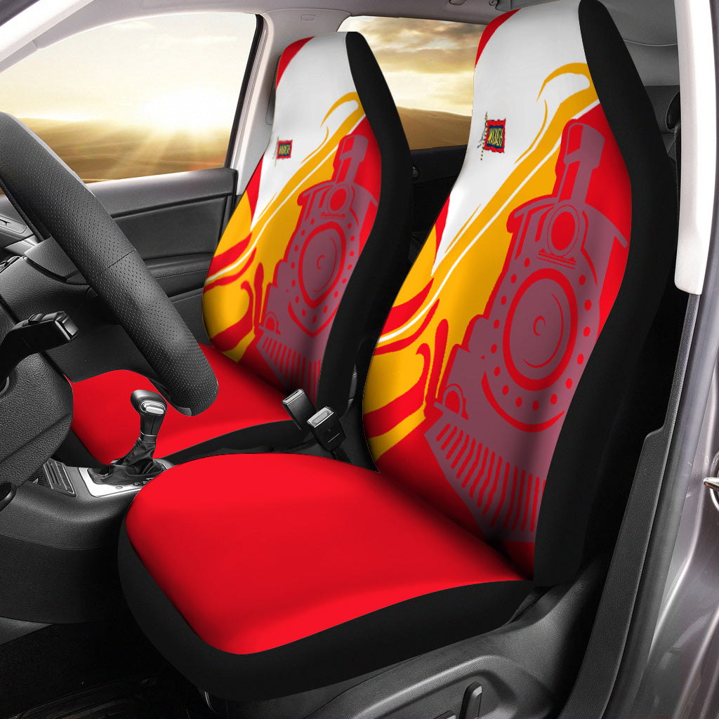 Railspirit Wabash Railroad Car Seat Cover Flame-Inspired Style Seat Cover Gift Idea For Train Lovers