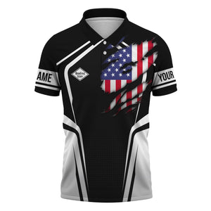 Railspirit Personalized Reading Railroad Polo Shirt American Eagle Vintage Train Shirt