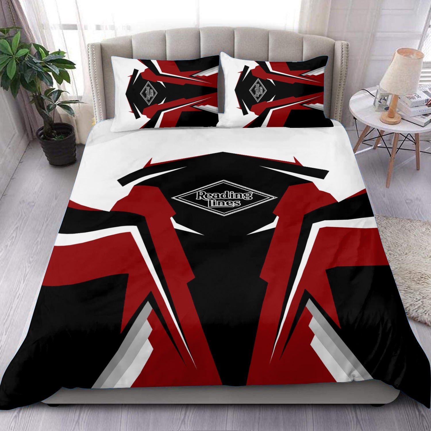 Railspirit Reading Railroad Bedding Set Strong Line Style Bedding Set All Over Print