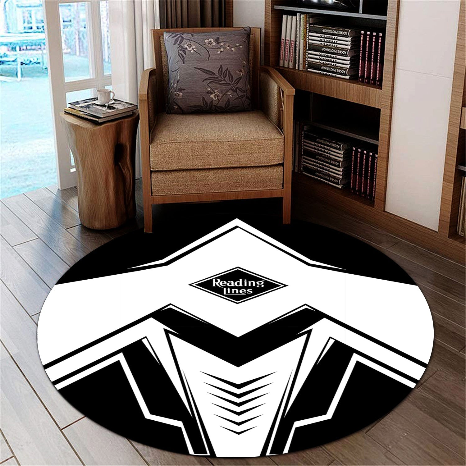 Railspirit Reading Railroad Round Mat Railway Trainspotter Style Mat Gift Idea For Foamers