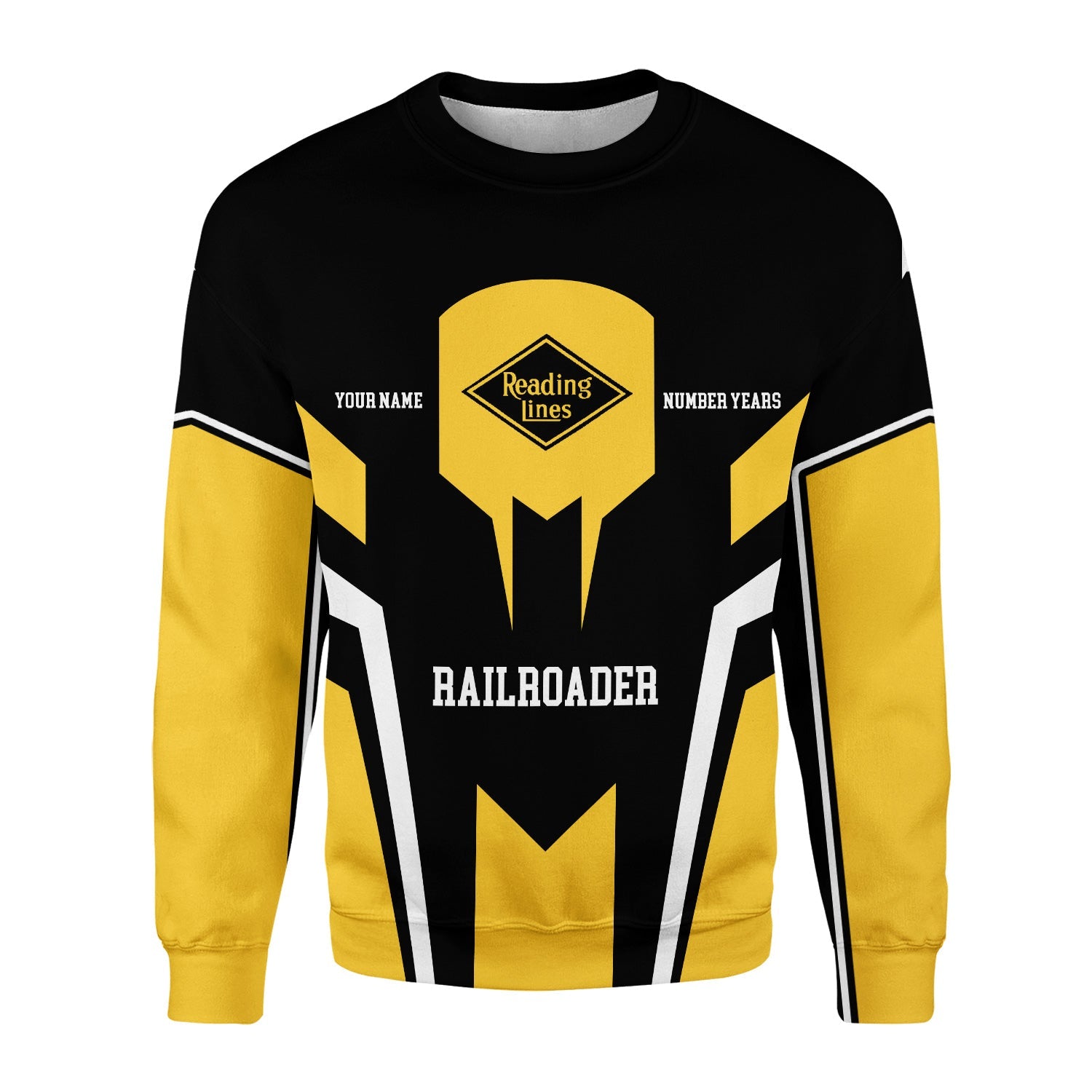 Railspirit Personalized Reading Railroad Sweatshirt Custom Year Railroader Shirt Gift Idea For Train Lover