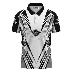 Railspirit Personalized Reading Railroad Polo Shirt Railroad Tribute Design Train Shirt for Train Lovers