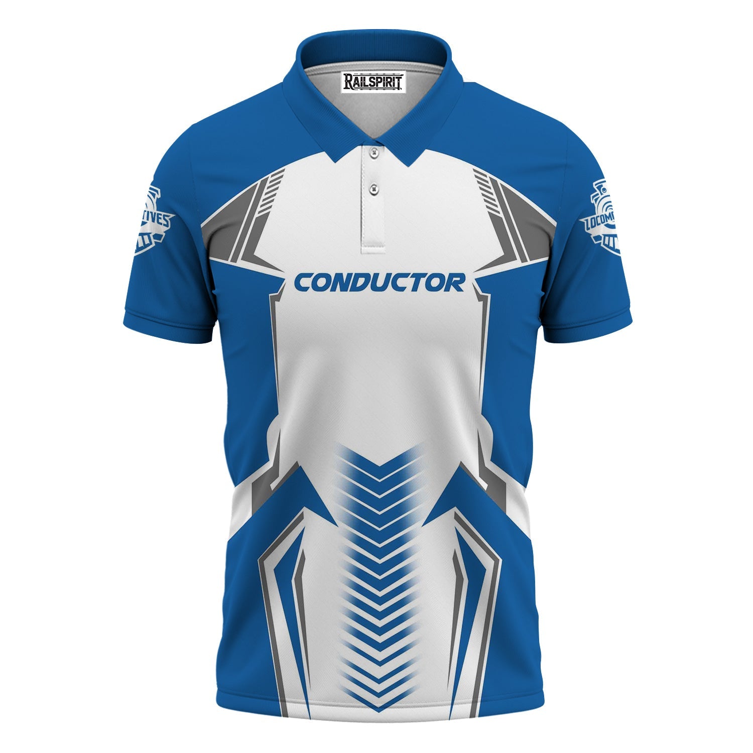 Railspirit Personalized Union Pacific Railroad Polo Shirt Standout Style with Custom Position Big Boy Train Shirt