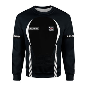 Railspirit Personalized Western Pacific Railroad Sweatshirt Stress Is Caused By Not Having Enough Trains Shirt All Over Print Shirt