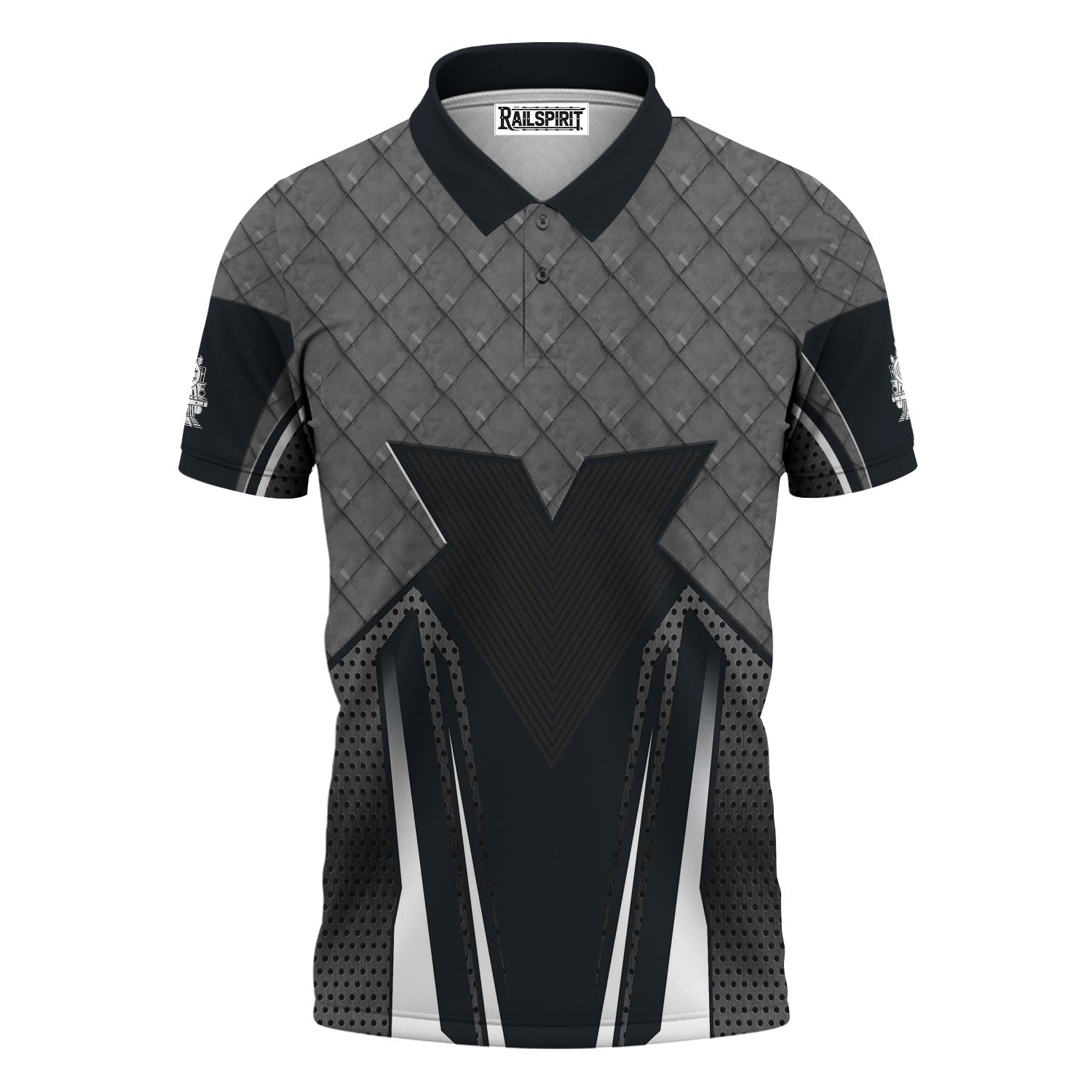 Railspirit Personalized Western Pacific Railroad Polo Shirt Rugged Steel Vibes Train Shirt All Over Print