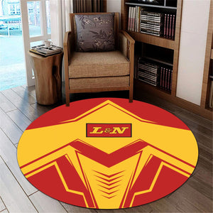 Railspirit Louisville and Nashville Railroad Round Mat Railway Trainspotter Style L&N Mat Gift Idea For Foamers