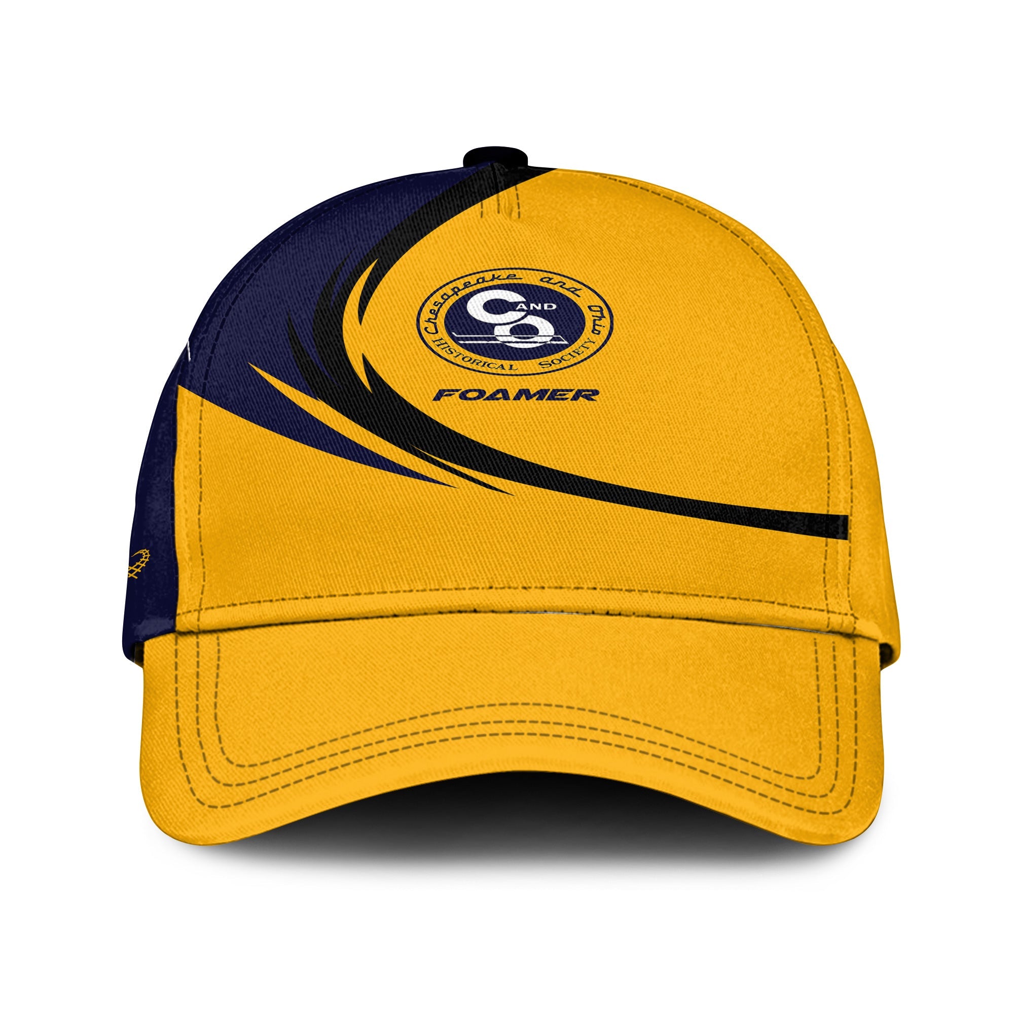 Railspirit Chesapeake and Ohio Railway Classic Cap Unique Graphic Style C&O Cap For Train Enthusiasts