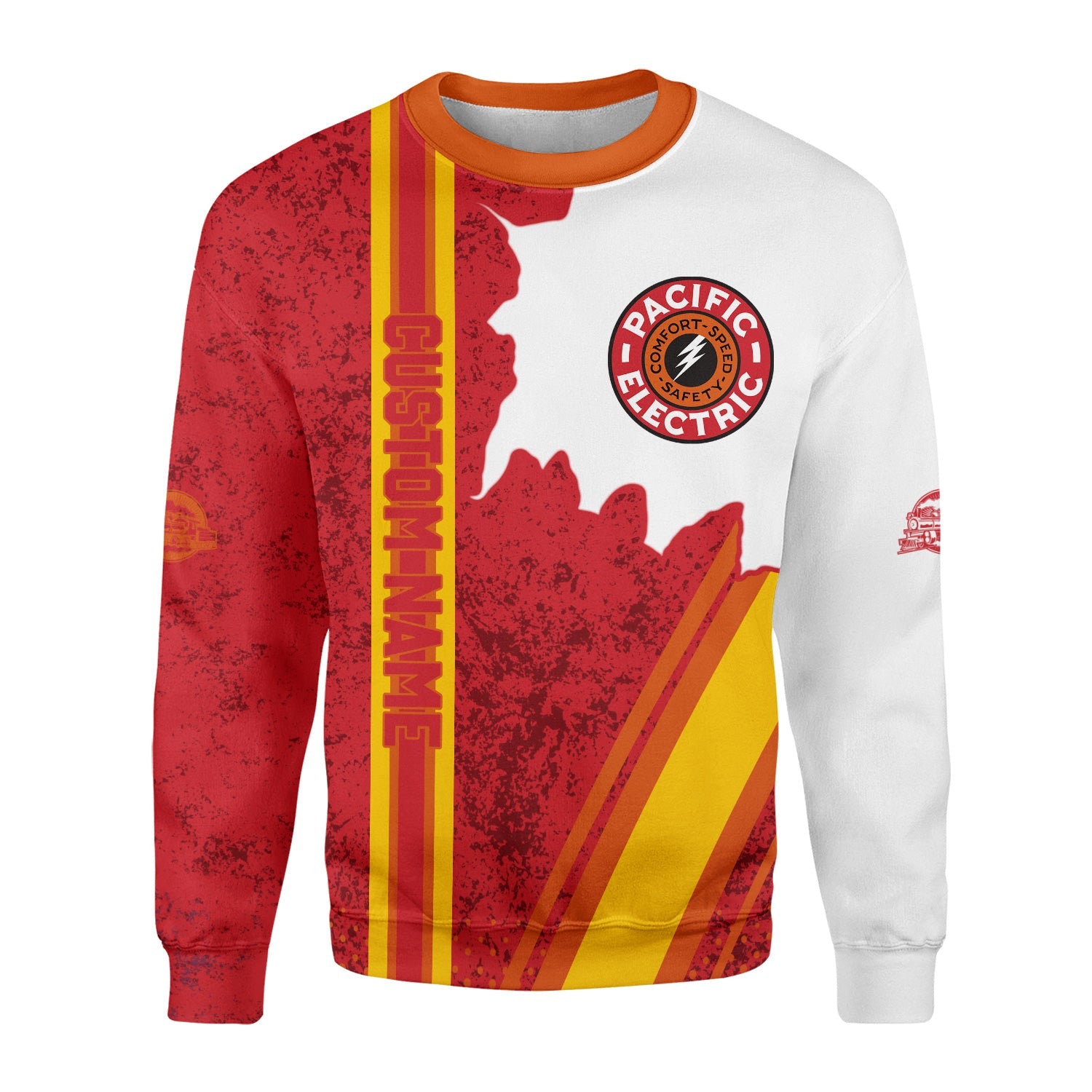 Railspirit Personalized Pacific Electric Railroad Sweatshirt All Over Printed Unisex Shirt