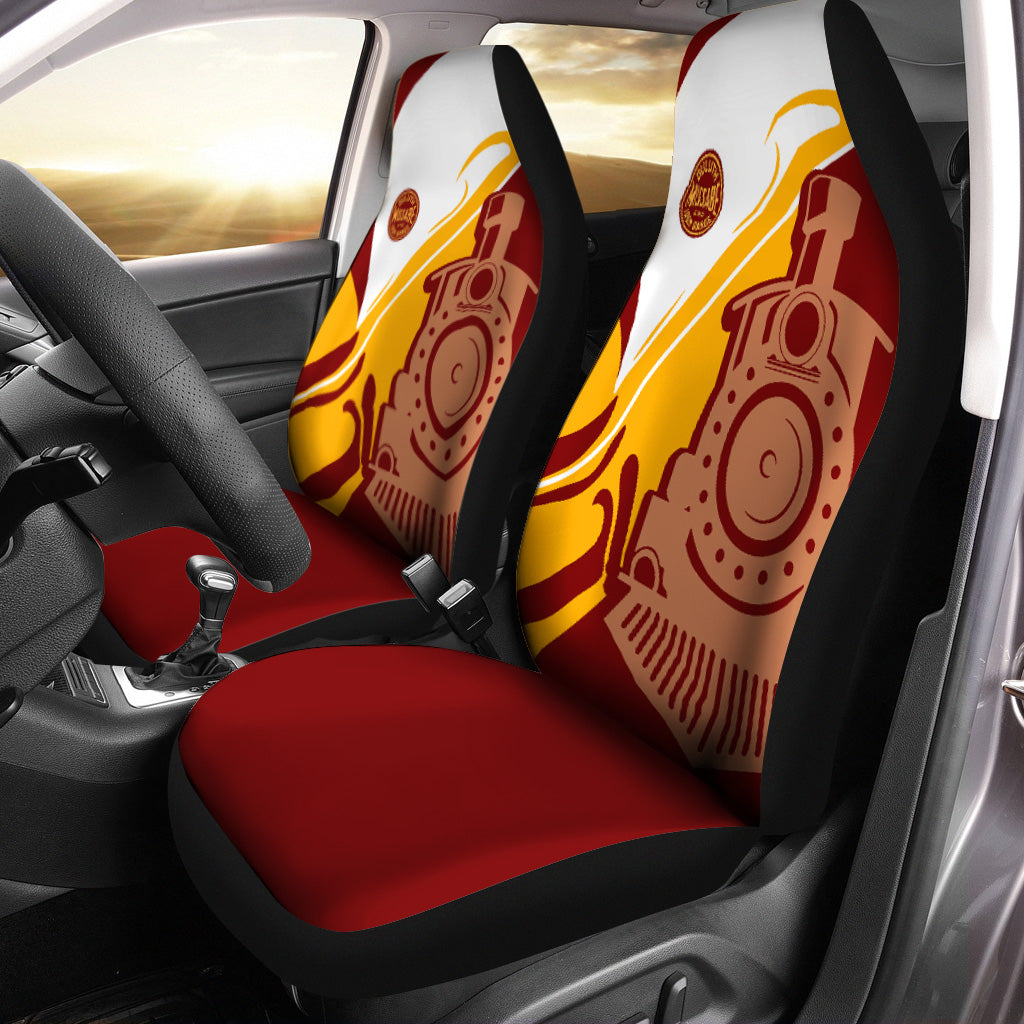 Railspirit Duluth, Missabe, & Iron Range Railroad Car Seat Cover Flame-Inspired Style Seat Cover Gift Idea For Train Lovers