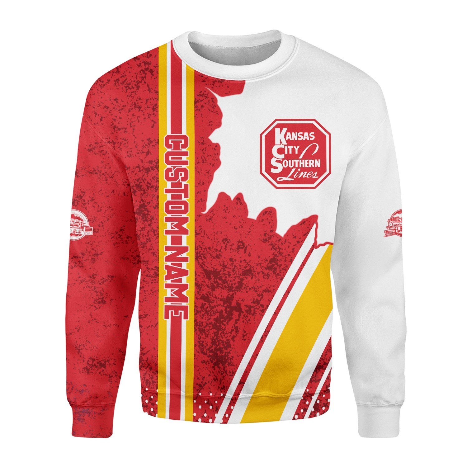 Railspirit Personalized Kansas City Southern Sweatshirt All Over Printed Unisex Shirt