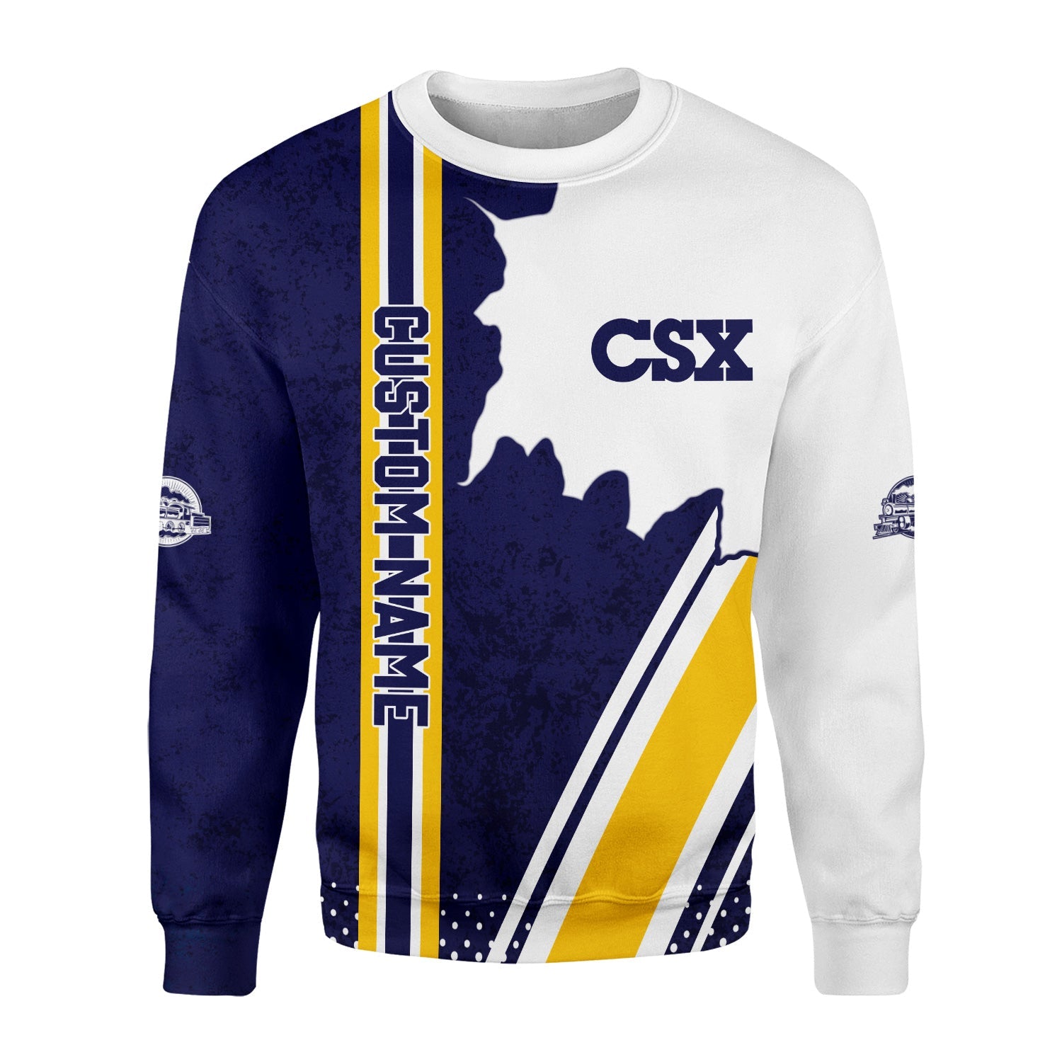 Railspirit Personalized CSX Transportation Railroad Sweatshirt All Over Printed Unisex Shirt
