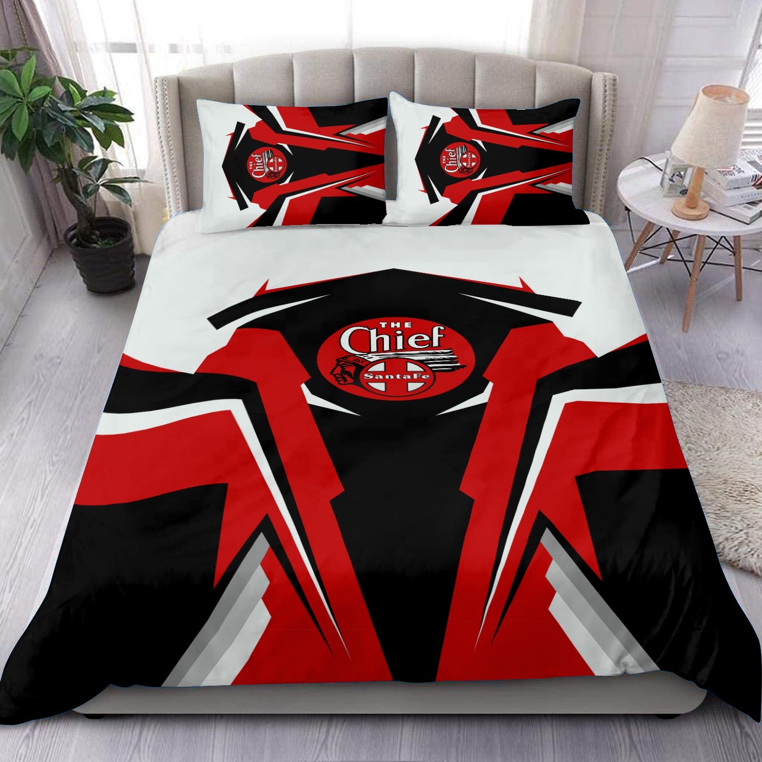 Railspirit The Chief Santa Fe Railroad Bedding Set Strong Line Style Bedding Set All Over Print