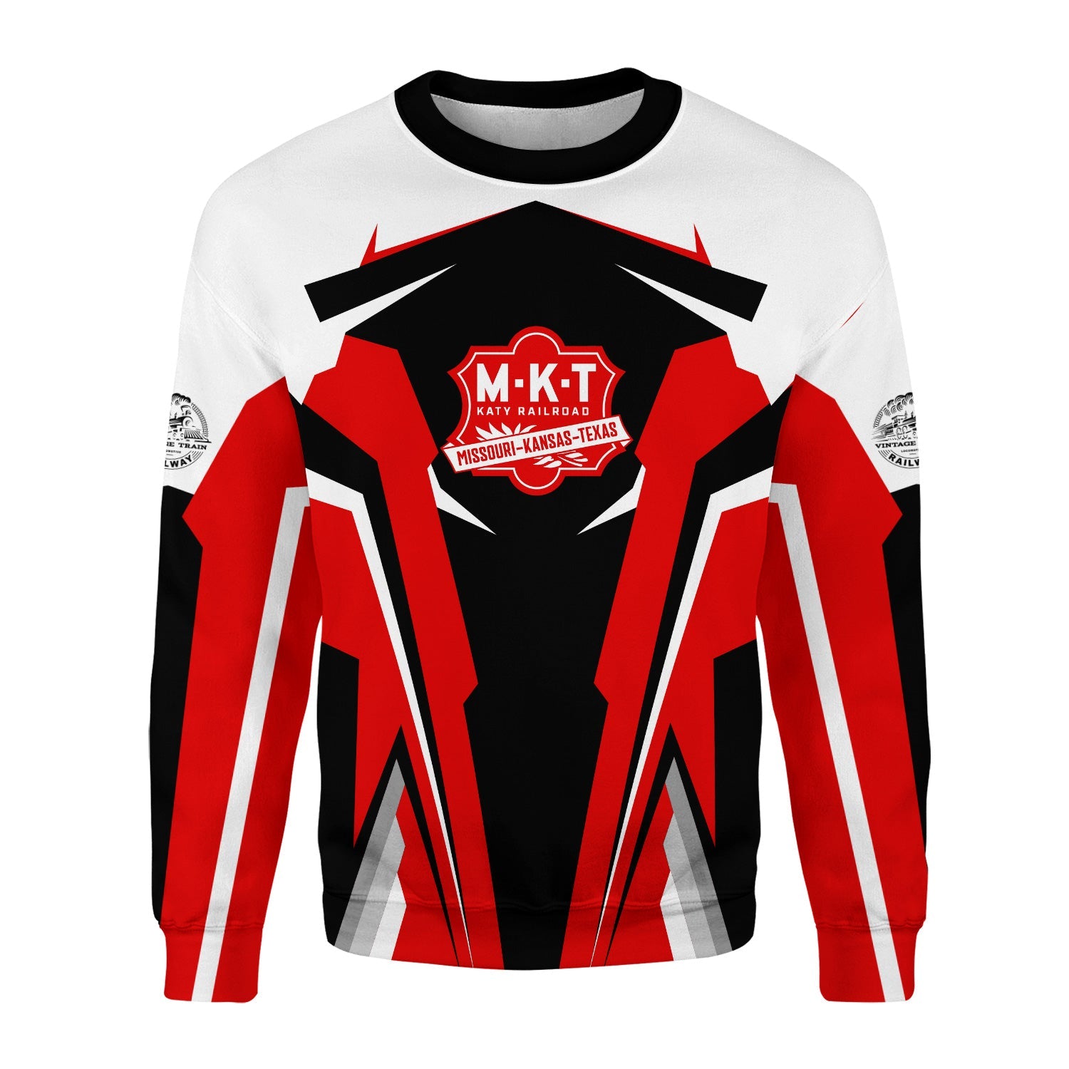 Railspirit Personalized Katy Railroad Sweatshirt Strong Line Style Train Unisex Shirt All Over Print