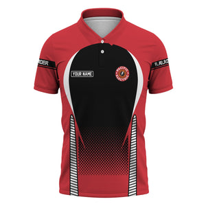 Railspirit Personalized Pacific Electric Railroad Polo Shirt Stress Is Caused By Not Having Enough Trains Shirt All Over Print