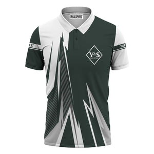 Railspirit Personalized Youngstown & Southern Railroad Polo Shirt Lightning-Inspired Railway Style Shirt For Train Lovers