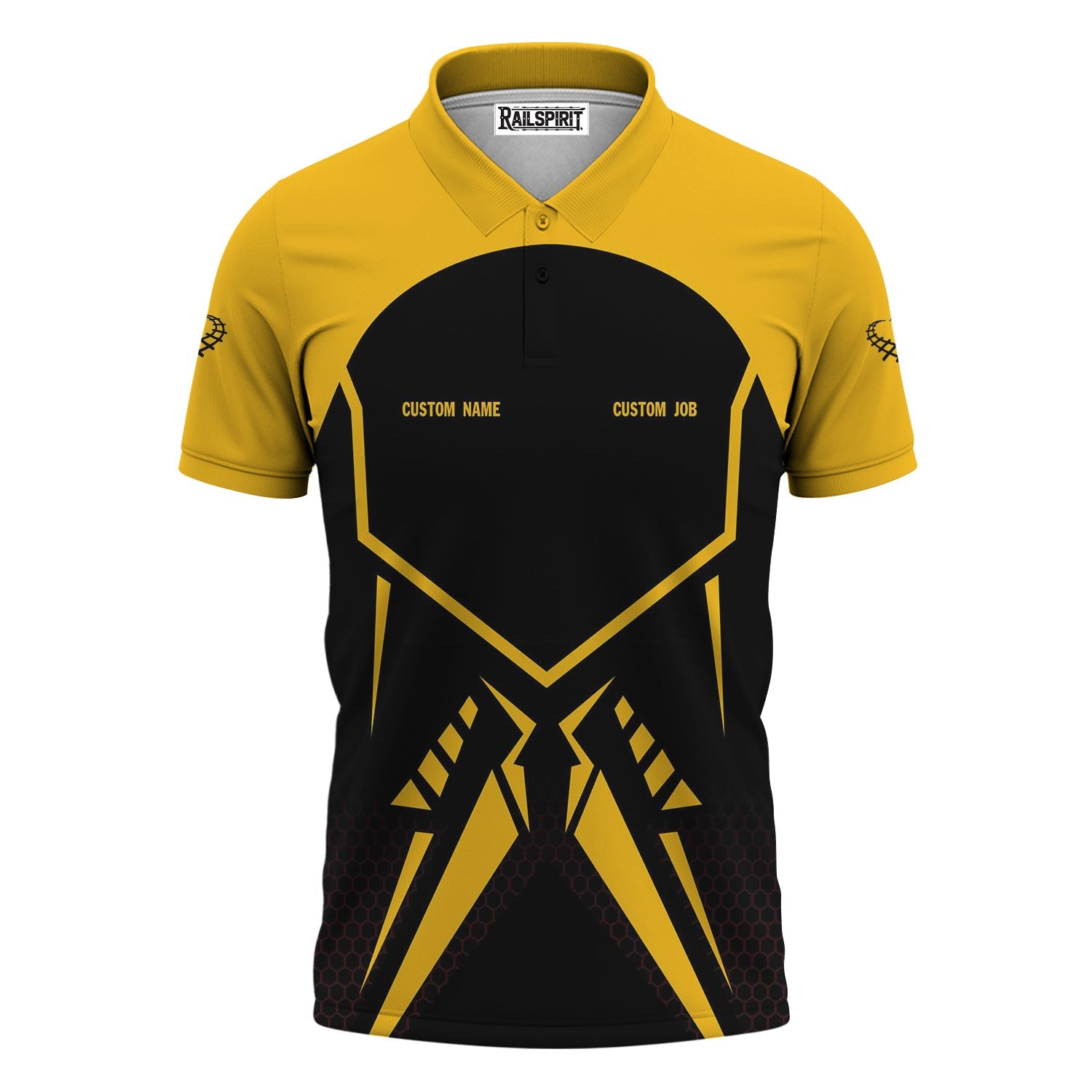 Railspirit Personalized Richmond, Fredericksburg And Potomac Railroad Polo Shirt Vibriant Style with Custom Position Train Shirt