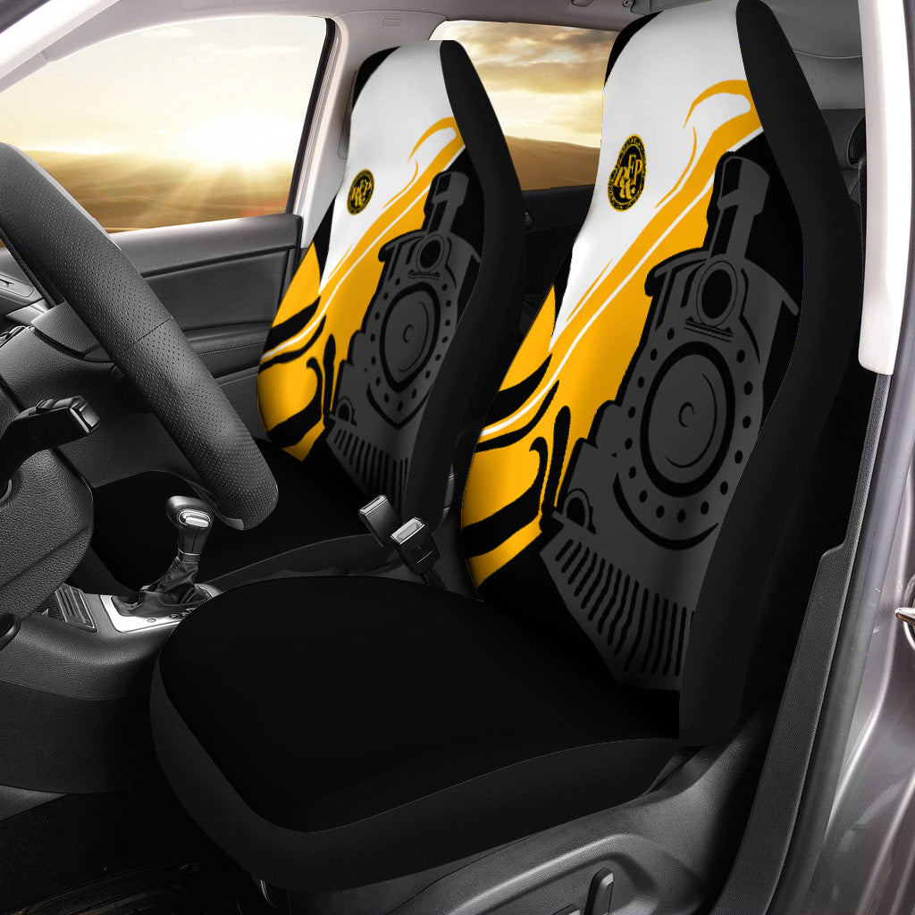 Railspirit Richmond, Fredericksburg And Potomac Railroad Car Seat Cover Flame-Inspired Style Seat Cover Gift Idea For Train Lovers