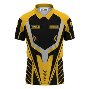 Railspirit Personalized Richmond, Fredericksburg And Potomac Railroad Polo Shirt Workwear-Inspired with Custom Position Train Shirt