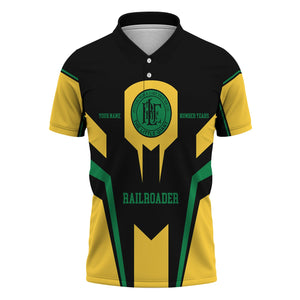 Railspirit Personalized Pittsburgh And Lake Erie Railroad Polo Shirt Custom Year Railroader Shirt Gift Idea For Train Lover