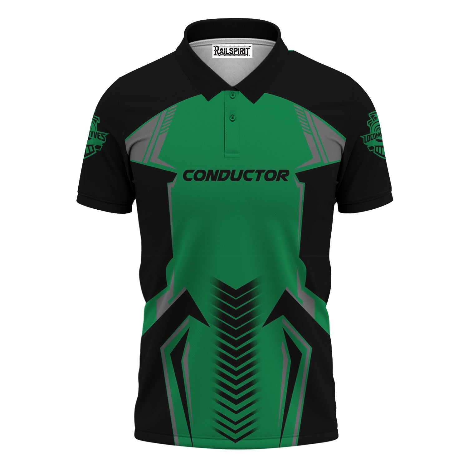 Railspirit Personalized Pittsburgh And Lake Erie Railroad Polo Shirt Standout Style with Custom Position Train Shirt