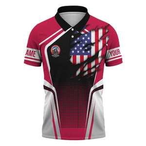 Railspirit Personalized Durango And Silverton Narrow Gauge Railroad Polo Shirt American Eagle Vintage Train Shirt