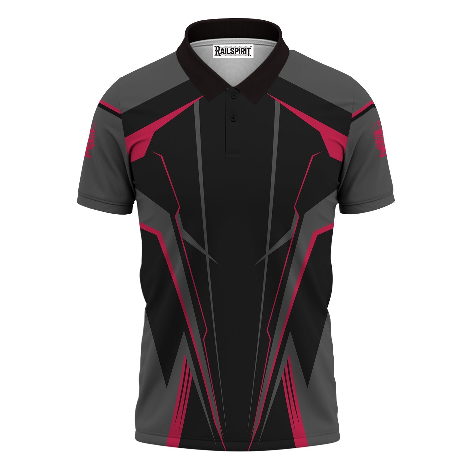 Railspirit Personalized Durango And Silverton Narrow Gauge Railroad Polo Shirt Lightning-Edge Design Train Shirt For Railroad Lovers