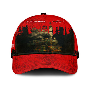 Railspirit Personalized Monongahela Railroad Classic Cap Vintage Train Art Style Cap For Locomotive Fans