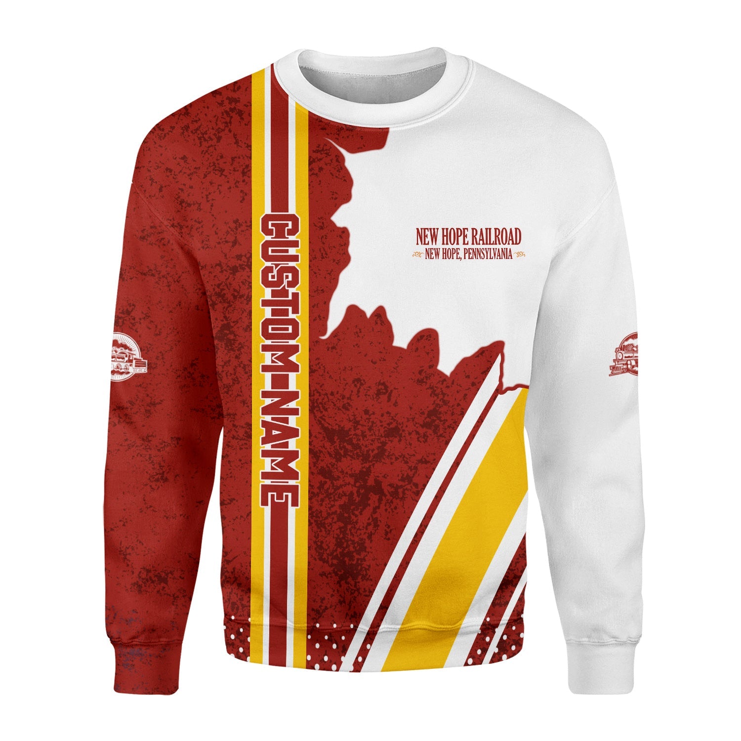 Railspirit Personalized New Hope Railroad Sweatshirt All Over Printed Unisex Shirt